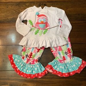 Christmas Owl Mud Pie Set